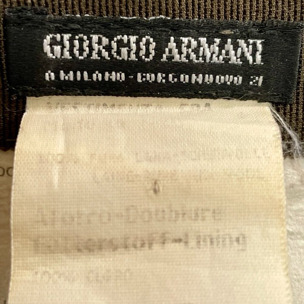 Vintage Giorgio Armani 100% Wool Gray Maxi Wrap Skirt Lined Italian EU 42 / US 6 - Picture 5 of 16